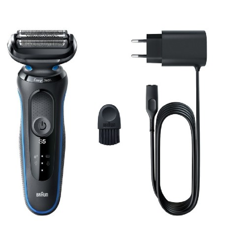 BEARD SHAVER  52-B7200cc ΜΑΥΡΗ ΜΕ ΣΥΣΤΗΜΑ ΚΑΘΑΡΙΣΜΟΥ